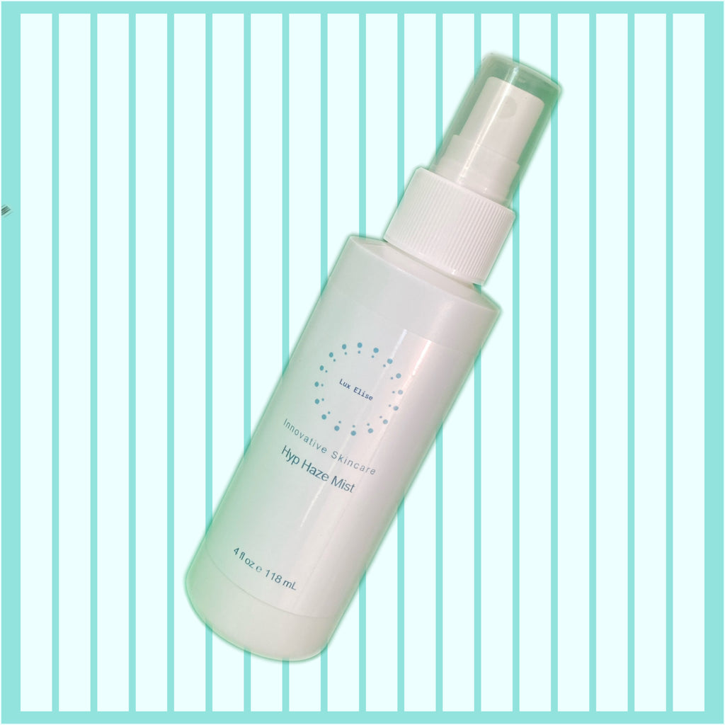 Lux Elise Hyp Haze - purify_cleanse and balance - Lux Elise facial mist tower 28 sos dupe on-the-go cleanse spray lumion maskne acne eczema glow even skin tone irritated skin fix best